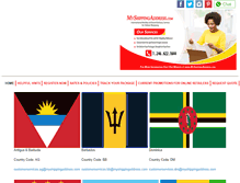 Tablet Screenshot of myshippingaddress.com